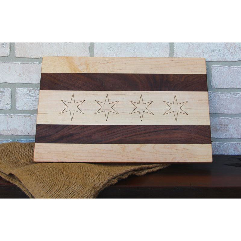 Handmade Chicago Cubs W Flag Wood and Epoxy Cutting Board –  BrokenDeerWoodworking